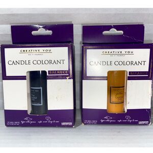 Liquid Candle Dye Creative You Candle Colorant Yellow & Black Vibrant Colors New